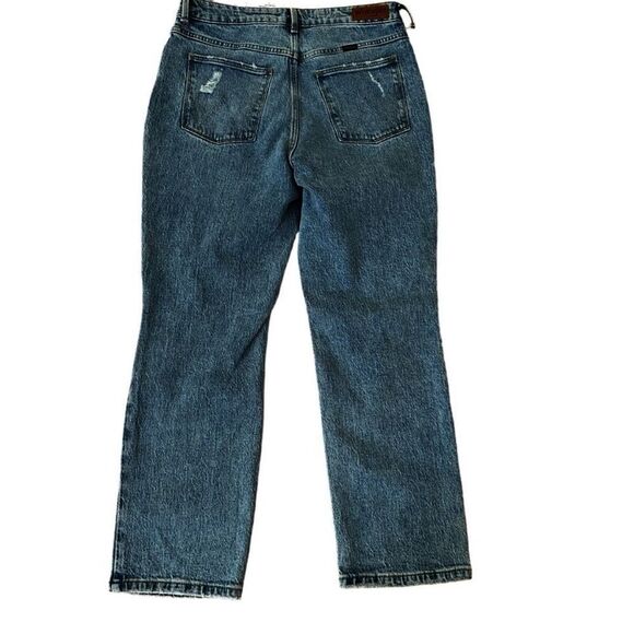 Wrangler :: High Rise True Straight Crop Jeans New Women’s 12 / 31 - Picture 4 of 7